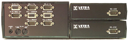 REAR VIEW of VIP-382-KMV-TS-2 SYSTEM