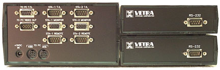 REAR VIEW of VIP-382-KMV-TS-2 SYSTEM