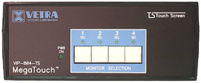 VIP-804-V-TS-DE 4 port Touch Screen Monitor Switch