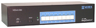 VIP-808-KMV-DE 8 port KVM Switch