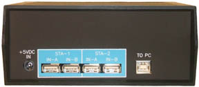rear view of USB-882-KM KM Splitter/Multiplexer