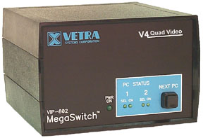 VIP-802-KMV4 Quad-Head KVM Switch