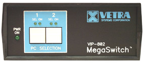 front view of VIP-802-KMD-DE DVI KVM switch