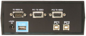 rear view of USB-802-V-TS USB Touchscreen Switch